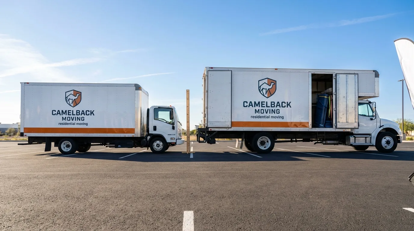 Moving truck size capacity guide in Bethel